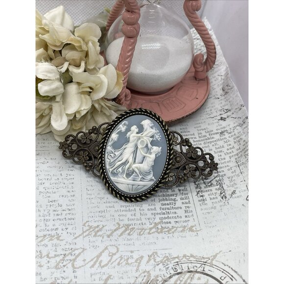 Greek Roman God Goddess Hair Clip Bronze barrette Artemis Aphrodite Hercules new - Picture 5 of 14